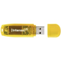 USB kľúč Intenso Rainbow Line 64 GB USB 2.0 - oranžový, rýchlosť čítania 28 MB/s, ľahké plastové puzdro 2