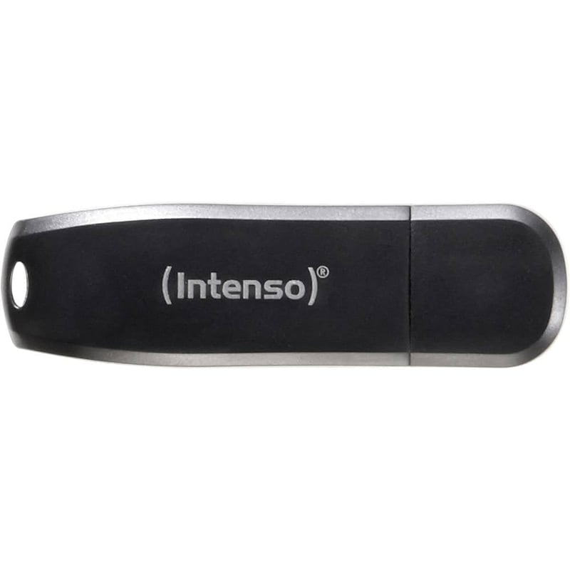 USB kľúč Intenso Speed Line 128 GB USB 3.2 Gen 1x1 – čierny, rýchlosť čítania 70 MB/s, 8 g, 1 ks