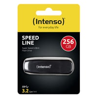 USB kľúč Intenso Speed Line 256 GB USB 3.2 Gen 1x1 - čierny, vysokorýchlostná flash jednotka 4