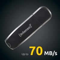 USB kľúč Intenso Speed Line 256 GB USB 3.2 Gen 1x1 - čierny, vysokorýchlostná flash jednotka 3