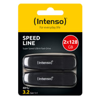 USB kľúč Intenso Speed Line USB 3.2 Gen 1x1, balenie 2x 128 GB, čierny, prenos dát až 70 MB/s, kompatibilný s PC a notebookmi 5
