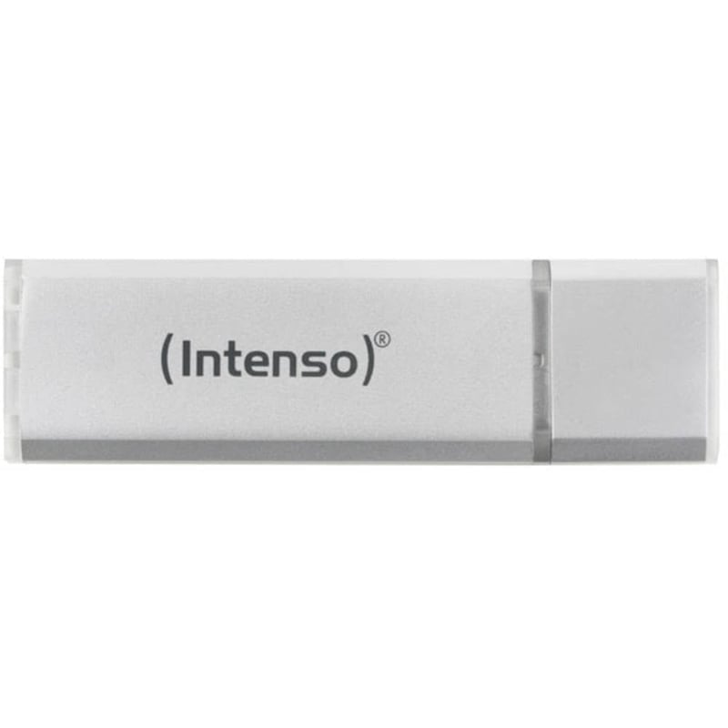 USB kľúč Intenso Ultra Line 3.2 256 GB, strieborné hliníkové telo, vysokorýchlostné ukladanie dát, rýchlosť čítania 70 MB/s