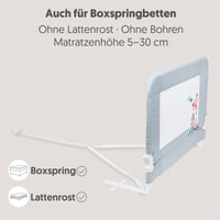 Interbaby zaštitna ogradica za dječji krevet, sklopiva, visina 70 cm, dužina 150 cm 6