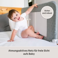 Interbaby zaštitna ogradica za dječji krevet, sklopiva, visina 70 cm, dužina 150 cm 8