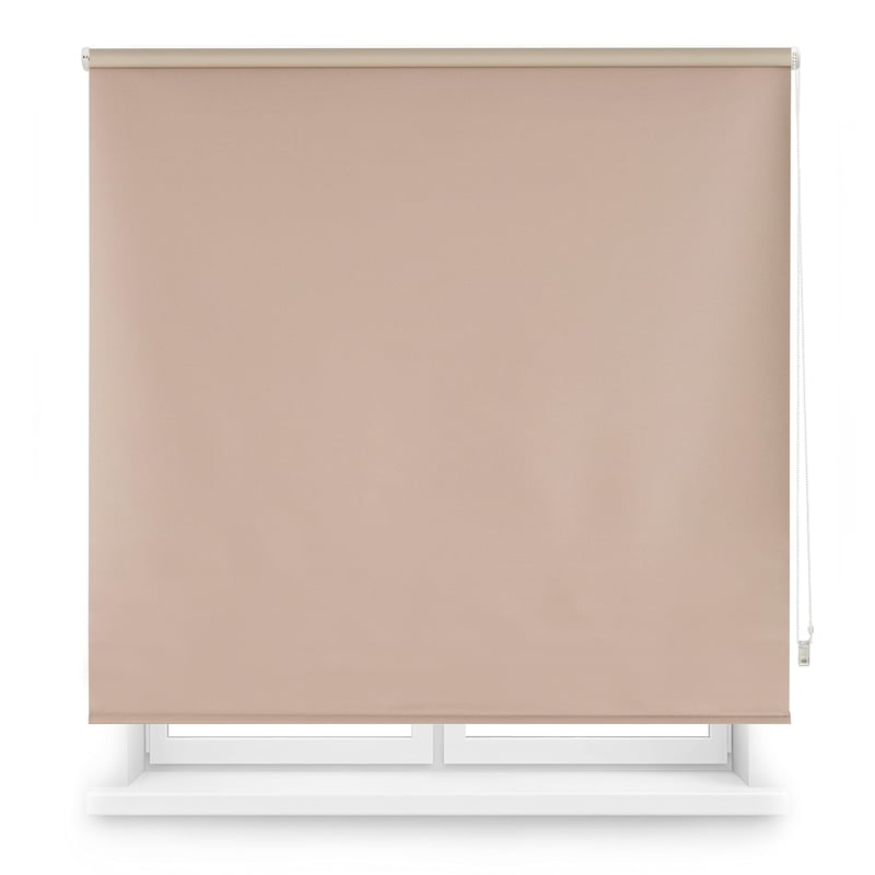 Zatemňovacia roleta Interblind blackout, hladký povrch, na okno 160x230 cm, rozmer látky 157x225 cm, tepelnoizolačná, odtieň slonová kosť