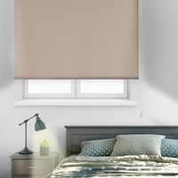Zatemňovacia roleta Interblind blackout, hladký povrch, na okno 160x230 cm, rozmer látky 157x225 cm, tepelnoizolačná, odtieň slonová kosť 4