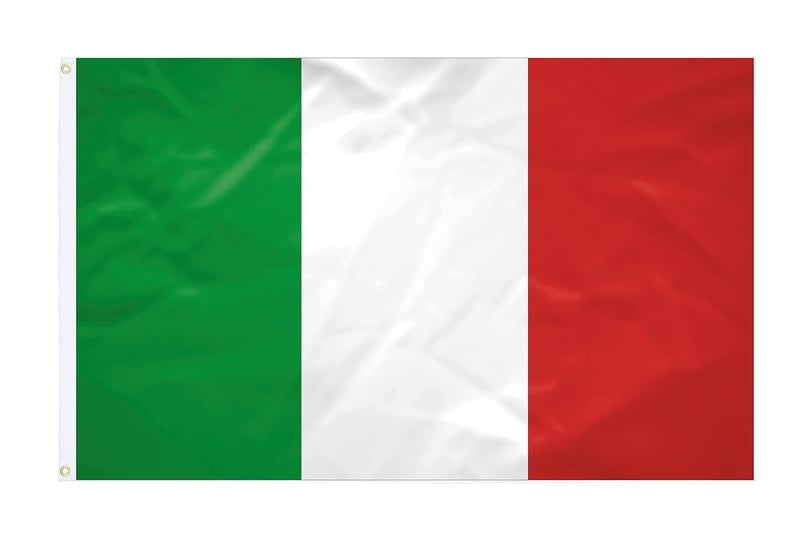 International Flag Olasz zászló 150x240 cm erősített szövetből, tartós varrással, élénk színekkel