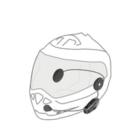 Interphone U-Com 7R duplé balenie, Bluetooth 5.2 motocyklový komunikátor s odnímateľnou jednotkou a integrovanou batériou, výdrž 15 hodín, 4 5
