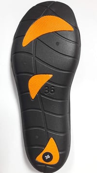 Intersport Volume Control talpbetét normál lábfejhez, fekete/narancs, 36-os méret (EU) 3