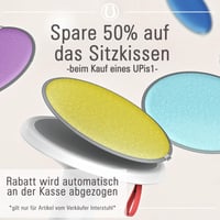 Scaun ergonomic pivotant Interstuhl UPis1, turcoaz pastel - Scaun de birou reglabil pe înălțime cu sistem anti-alunecare și protecție împotriva răsturnării - Efect de balansare - Fabricat în Germania 7