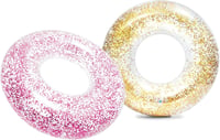 Intex 56274NP Glitter felfújható úszógumi - arany vagy pink - 107 cm 1