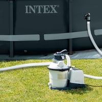 Intex 26642 Krystal Clear pješčana filterska pumpa s RCD zaštitom, protok vode 3500 l/h, sistemski protok 2000 l/h, bijela 2