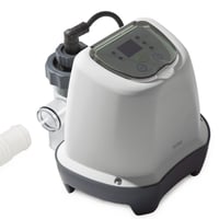 Sistem cu apă sărată Intex 26662GS Krystal Clear, generator de clor pentru pompe cu filtru, 1136-3785 l/h, pentru piscine mici de până la 366 cm, alb 7
