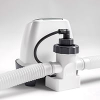Sistem cu apă sărată Intex 26662GS Krystal Clear, generator de clor pentru pompe cu filtru, 1136-3785 l/h, pentru piscine mici de până la 366 cm, alb 3