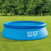 Solárna krycia plachta na bazén Intex 28012 pre kruhové bazény s priemerom 366 cm, modrá, pre bazény Easy Set a Frame Pool, priemer 348 cm, 120 µm 2