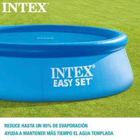 Solárna krycia plachta na bazén Intex 28012 pre kruhové bazény s priemerom 366 cm, modrá, pre bazény Easy Set a Frame Pool, priemer 348 cm, 120 µm 7