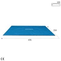 Solárna plachta na bazén Intex 28029 pre obdĺžnikový bazén Ultra Frame 488 x 244 cm, modrá 5