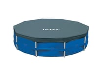 Husă circulară pentru piscină Intex 28030, Ø 305 cm, pentru piscine cu cadru - Prelată de protecție pentru iarnă și vară 3