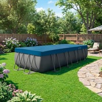 Prelată de iarnă Intex 28086 pentru piscină dreptunghiulară 549 x 274 cm, prelată de protecție groasă 2