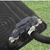 Solárny ohrev bazéna Intex 28685, 120x120 cm, čierny PVC solárny kolektor s adaptérom 4