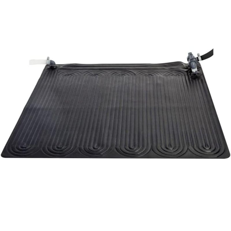 Solárny ohrev bazéna Intex 28685, 120x120 cm, čierny PVC solárny kolektor s adaptérom