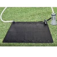 Solárny ohrev bazéna Intex 28685, 120x120 cm, čierny PVC solárny kolektor s adaptérom 5