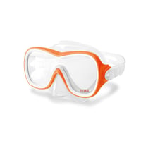 Set mască de scufundări Intex 55978 Wave Rider - Multicolor, fără latex, începând de la 8 ani, 1 buc. 1