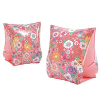 Intex 56669EU Romantic Flowers plavecké rukávy pre deti od 3 do 6 rokov, 23x15 cm, 2 vzduchové komory, kvetinový vzor, odolný vinylový materiál 1