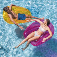 Intex 56802EU Felfújható Fotel Átlátszó Hálós Dizájnnal, PVC, Többszínű, 104 x 102 cm 6