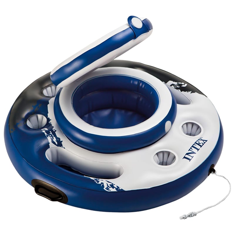 Nafukovacia chladiaca taška Intex 56822NP Mega Chill, priemer 89 cm, biela