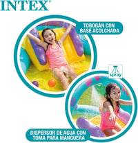 Intex 57135NP Dinoszaurusz Pancsoló Központ - Gyerekmedence Mozgatható Vízpermetező Ívvel, Nyári Kültéri Játék 3+ Éveseknek, Többszínű 3
