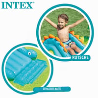 Intex 57166NP Felfújható Dinoszaurusz Játszótér Gyerekeknek - Színes Mini Vízi Játékpark 191x152x58 cm 3