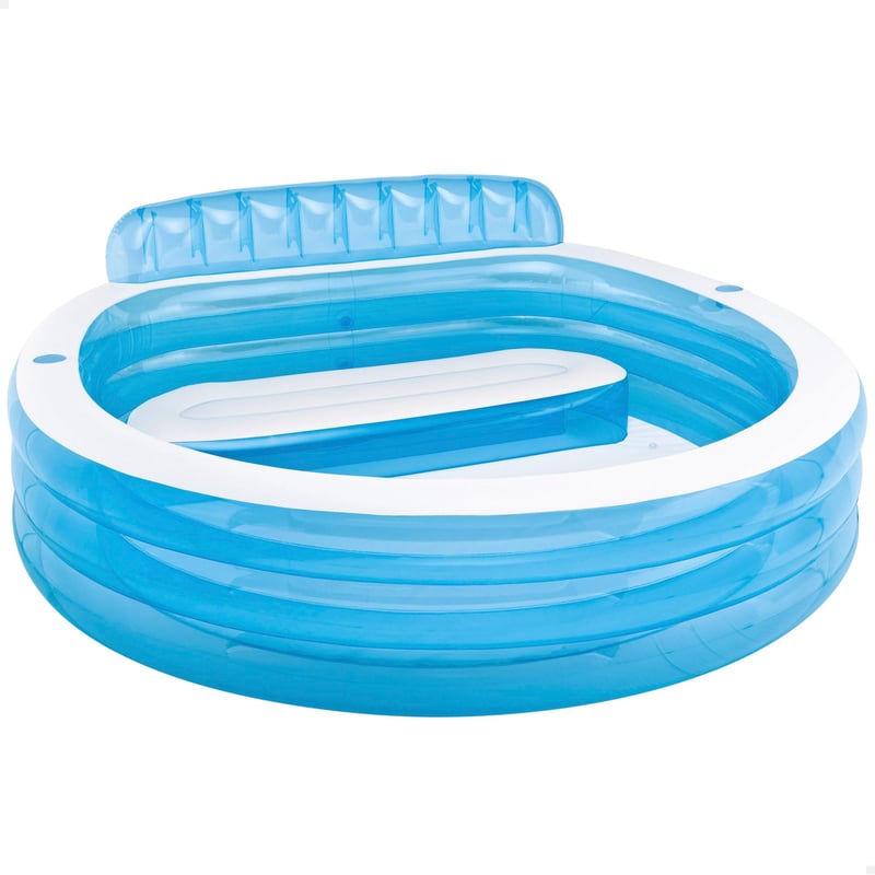 Rodinný nafukovací záhradný bazén Intex 57190NP Swim Center Family Lounge 229 x 218 x 76 cm, 640 litrov