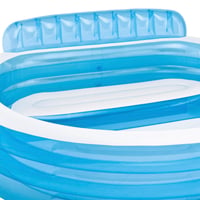 Rodinný nafukovací záhradný bazén Intex 57190NP Swim Center Family Lounge 229 x 218 x 76 cm, 640 litrov 6