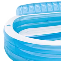 Rodinný nafukovací záhradný bazén Intex 57190NP Swim Center Family Lounge 229 x 218 x 76 cm, 640 litrov 3