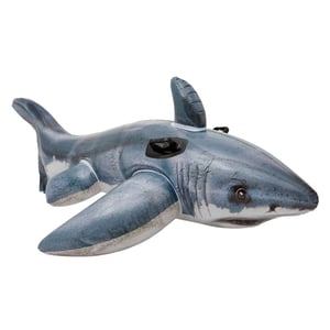 Intex 57525 Rechin Alb Mare Gonflabil pentru Călărit – Alb, 173x107 cm