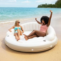 Intex 58292EU Felfújható Napellenzős Sziget Úszósziget Krémszínű 199x150 cm 3