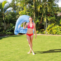 Nafukovacie plávajúce kreslo Intex 58859EP Sit N Float do bazéna – so zabudovaným držiakom na pohár a držadlami – 147x99 cm – nosnosť 100 kg 2