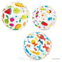 Intex 59040 Lively Print Labdák Készlet - Színes Mintás Gyerek Játéklabdák, Vegyes Színek 1