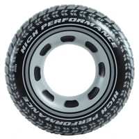 Intex 59252NP Nafukovacie koleso na plávanie 91 cm, dizajn čiernej pneumatiky, plážové koleso do bazéna 1