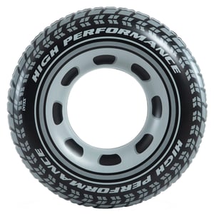 Intex 59252NP Guma za plivanje na napuhavanje 91 cm, dizajn automobilske gume, za bazen i plažu