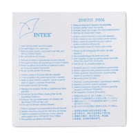 Sada na opravu vinylových výrobkov Intex 59631NP – 6 ks, 7x7 cm, na nafukovacie výrobky 3