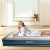 Saltea gonflabilă de o persoană Intex 64116ND Fiber-Tech RP cu pernă dublă integrată, 99x191x30 cm 6