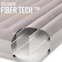 Saltea gonflabilă Intex 64179 Dura-Beam Prestige Mid-Rise pentru 2 persoane, cu supapă, PVC, 152x203x30 cm 8