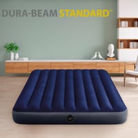 Nafukovací matrac Intex 64759 Classic Downy pre 2 osoby, 203 x 152 x 25 cm, pohodlné lôžko pre hostí 2