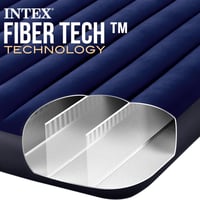 Nafukovací matrac Intex 64759 Classic Downy pre 2 osoby, 203 x 152 x 25 cm, pohodlné lôžko pre hostí 7