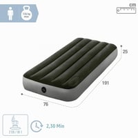 Nafukovací matrac Intex 64761 JR. Twin Dura Beam Downy 76x191x25 cm s nožnou pumpou 4