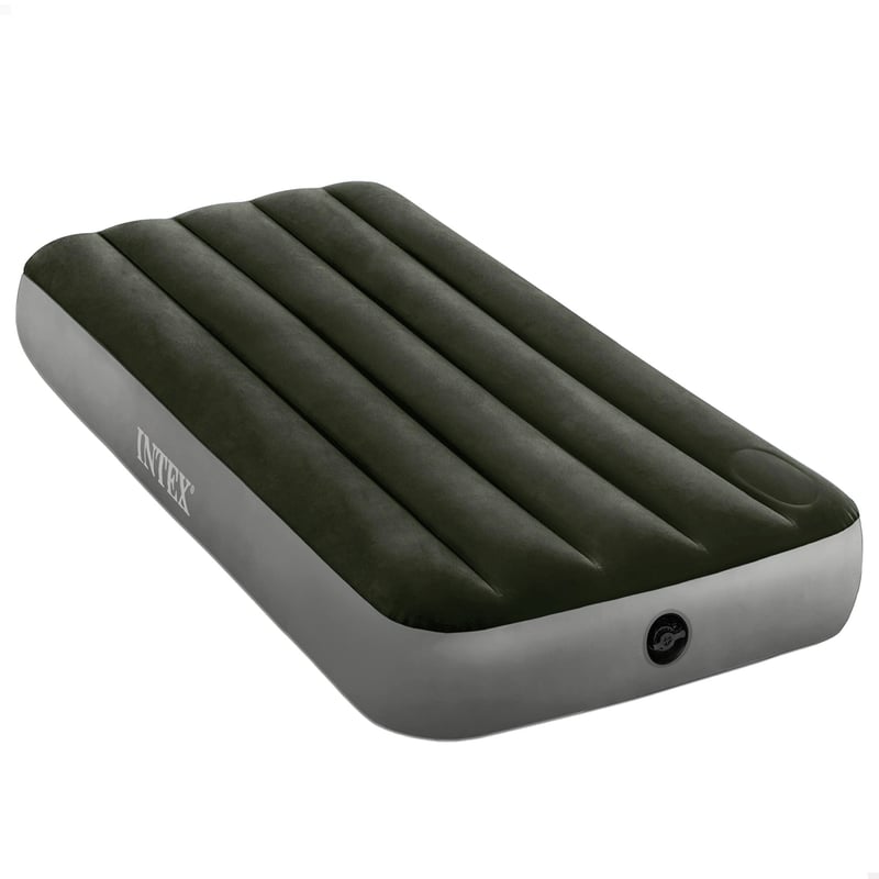 Nafukovací matrac Intex 64761 JR. Twin Dura Beam Downy 76x191x25 cm s nožnou pumpou