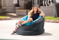 Fotoliu gonflabil Intex 68582NP Empire, vinil, multicolor, 112 x 109 x 69 cm 2