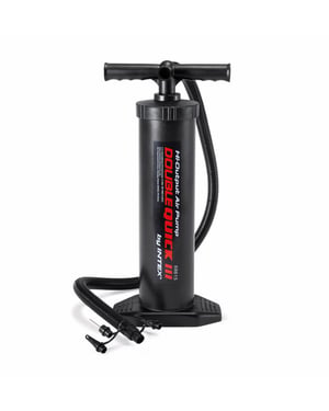 Intex Double Quick III 68615 Ručna pumpa visokih performansi, crna, 48 cm - Rabljeno, s kozmetičkim oštećenjem